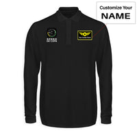 Thumbnail for Speed Is Life Designed Long Sleeve Polo T-Shirts