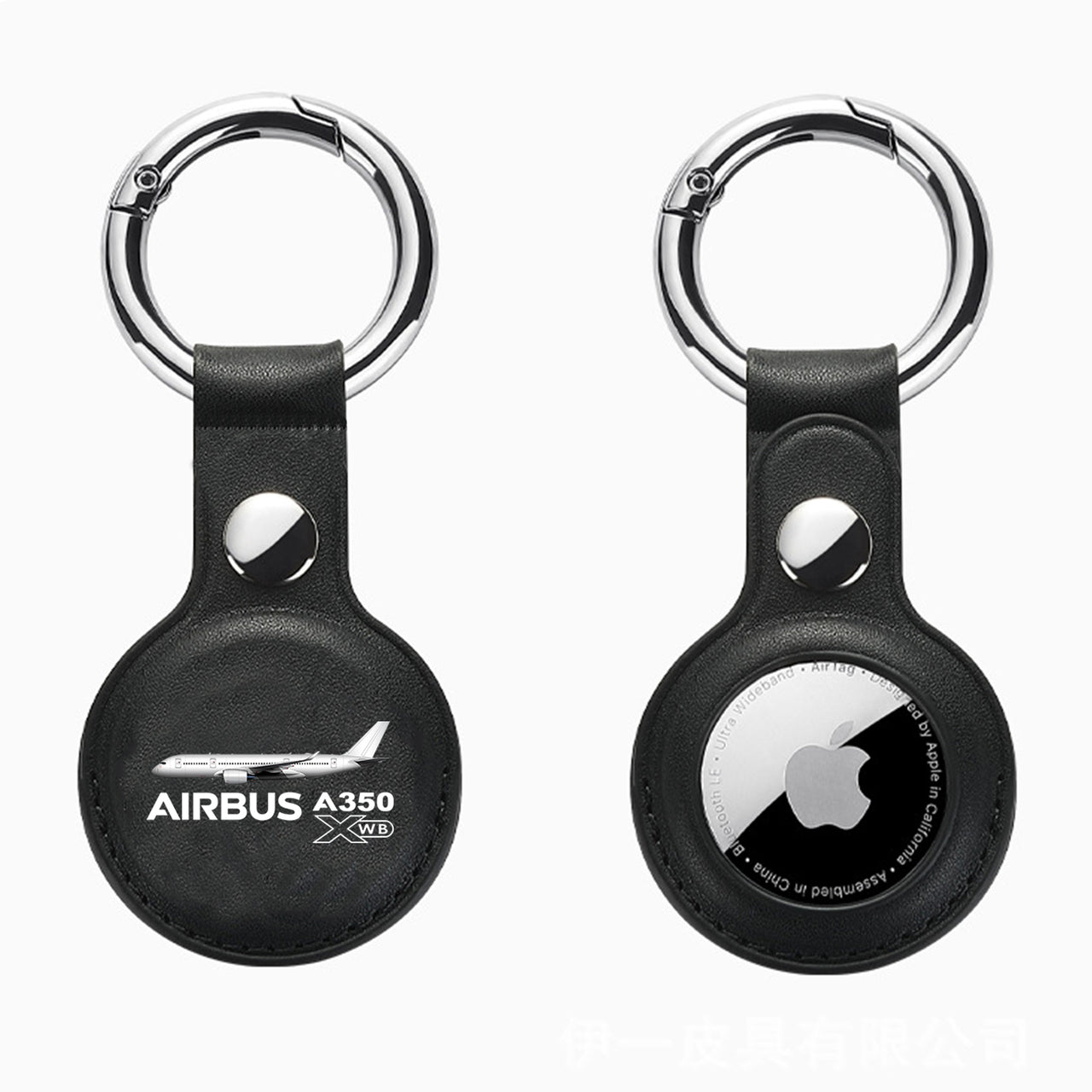 The Airbus A350 WXB Design Airtags Leather Cases