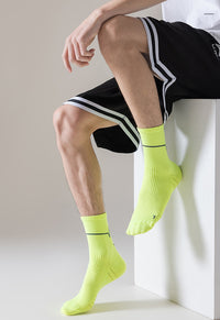 Thumbnail for Electrocardiogram Professional sports mid-tube socks for running sweat absorbing