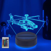 Thumbnail for Fighter Airplane Designed 3D Lamp