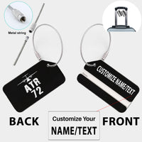 Thumbnail for ATR-72 & Plane Designed Fashion Metal Luggage Tags