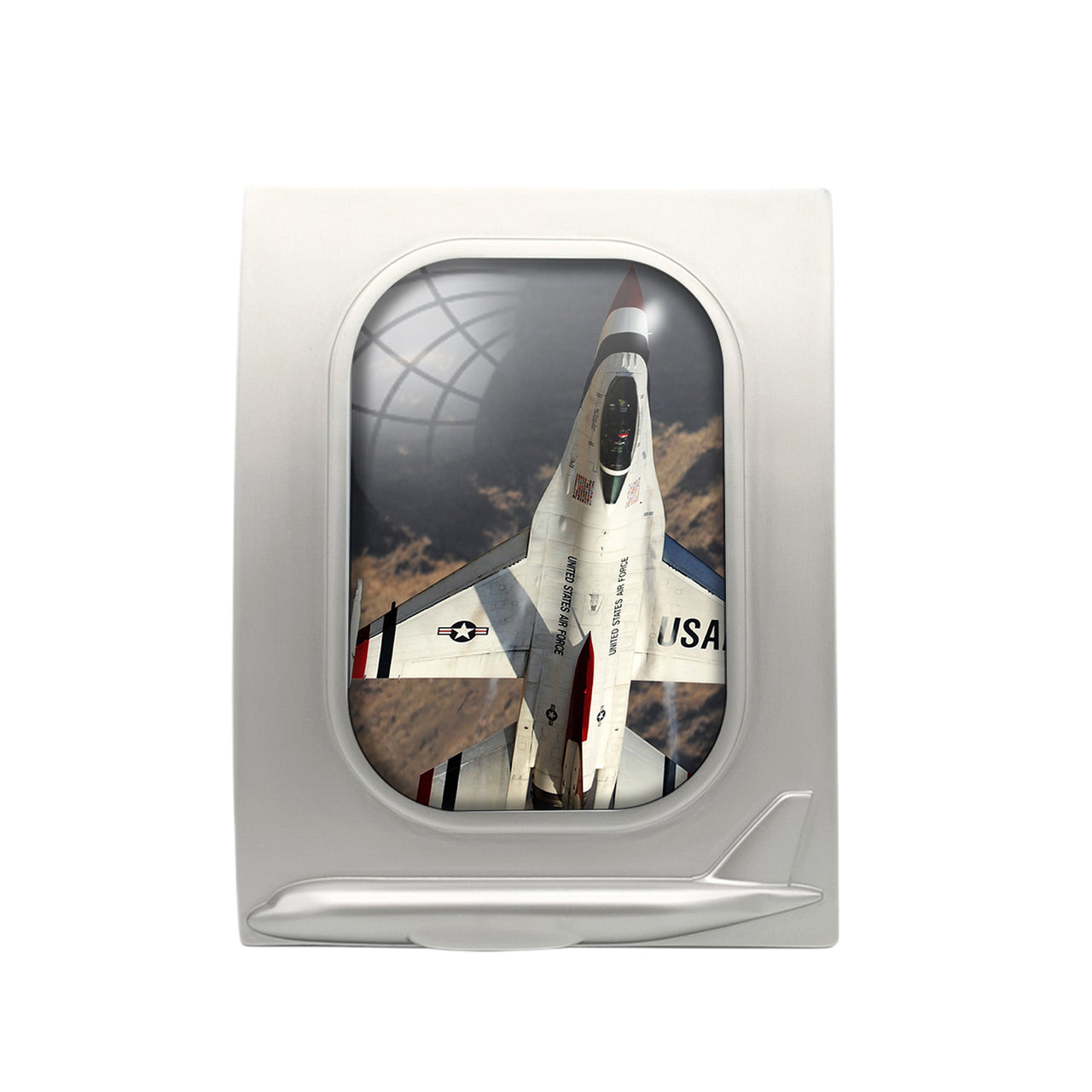 Amazing Show by Fighting Jet 16 Designed Airplane Window Photo Frame