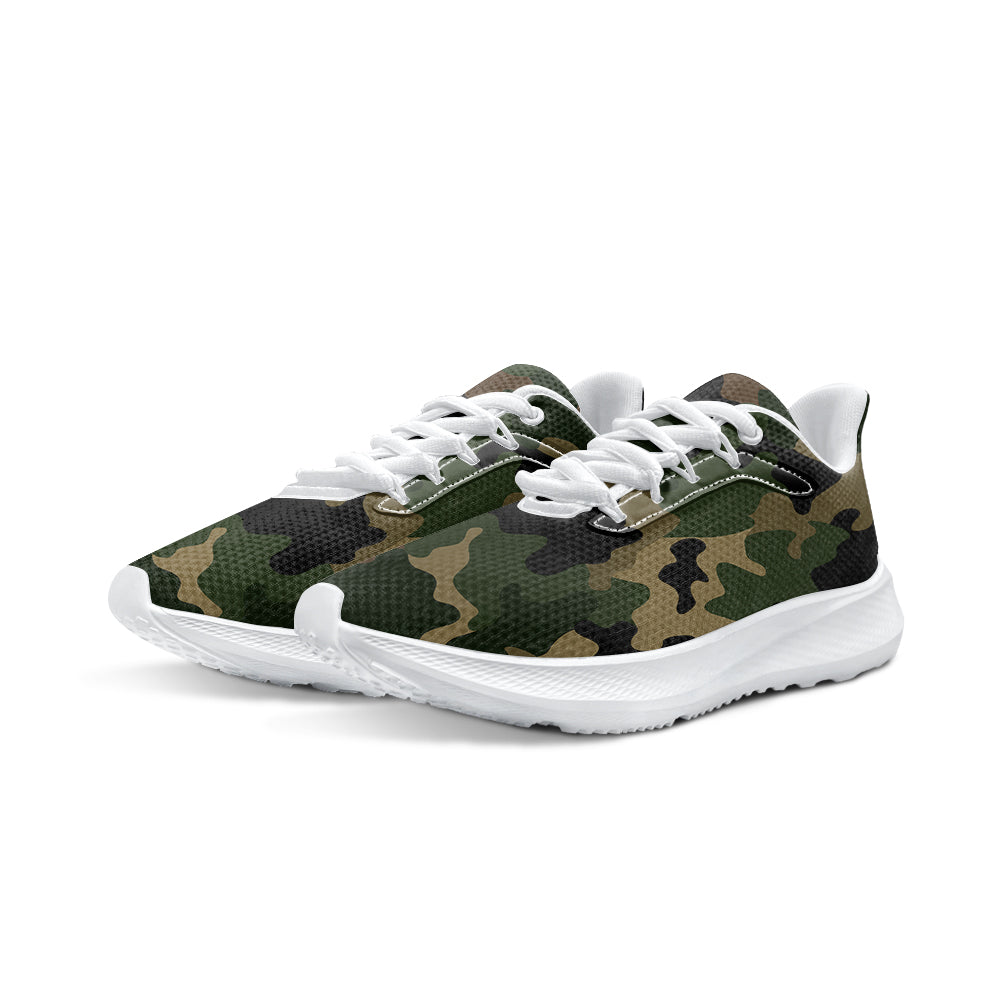 Military Camouflage Army Green Designed Breathable Sport Shoes