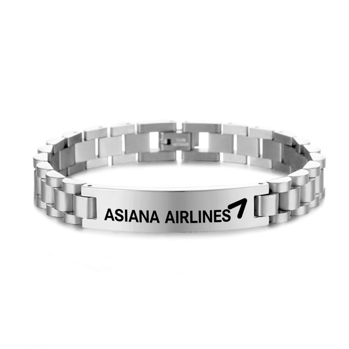 Asiana Airlines Designed Stainless Steel Chain Bracelets
