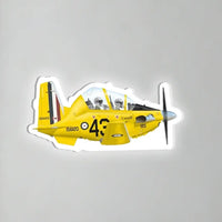 Thumbnail for United States Army Air Forces T-6 Texan Trainer Yellow Inductive Wall Led Aircraft & 3D Lamp