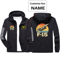 Thumbnail for Retro Fighter Jet F15 Design Sport & Running Jackets