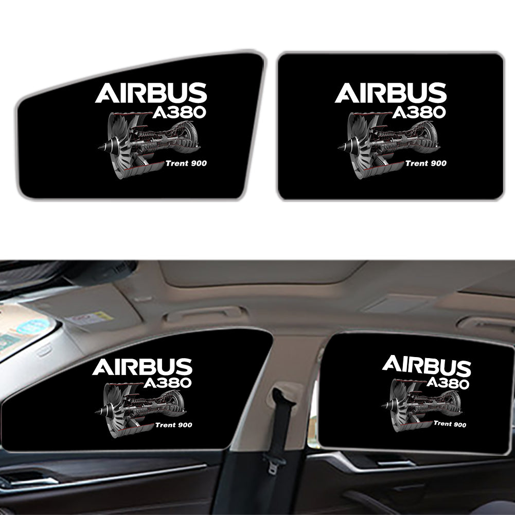 Airbus A380 & Trent 900 Engine Designed Car Sun Shade (Side window)
