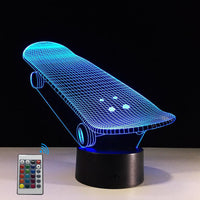 Thumbnail for 3D Skateboard Designed Night Lamp