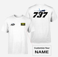 Thumbnail for Super Boeing 737-800 Designed Double-Side T-Shirts