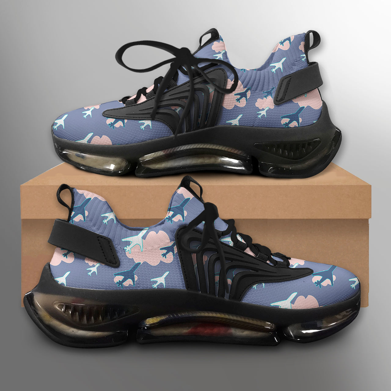 Cool & Super Airplanes (Vol2) Designed Fashion Running Shoes