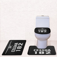 Thumbnail for Cessna 182 & Plane Designed Toilet Seat Cover Three-piece Set