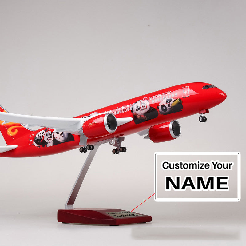China Hainan Airline Boeing 787 Airplane Model (1/130 Scale)