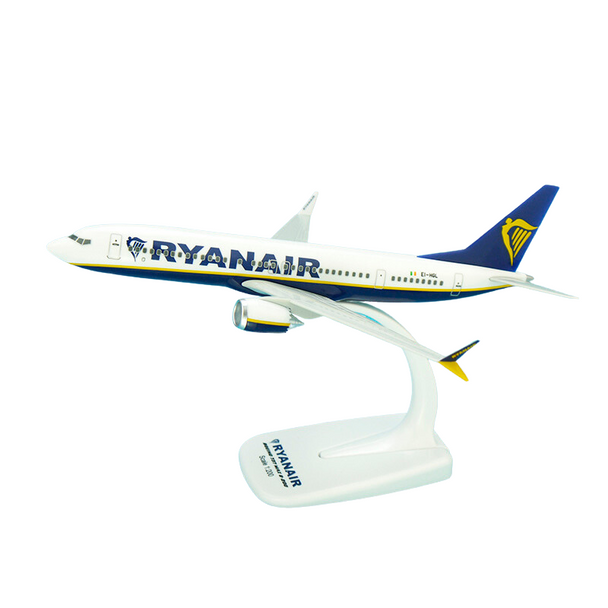 Ryanair Boeing 737 "MAX" 1/200 Scale Airplane Model (20cm)