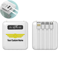 Thumbnail for Custom Name (Badge 6) Designed 10000mAh Quick Charge Powerbank