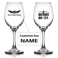 Thumbnail for Antonov AN-124 & Plane Designed Wine Glasses