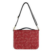 Thumbnail for Paper Airplane & Fly (Red) 2 Designed PU Accessories Bags Strap Style