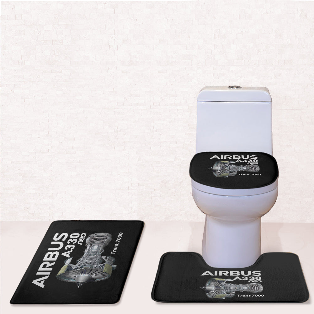 Airbus A330neo & Trent 7000 Designed Toilet Seat Cover Three-piece Set