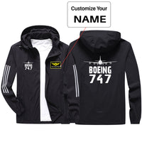 Thumbnail for Boeing 747 & Plane Sport & Running Jackets