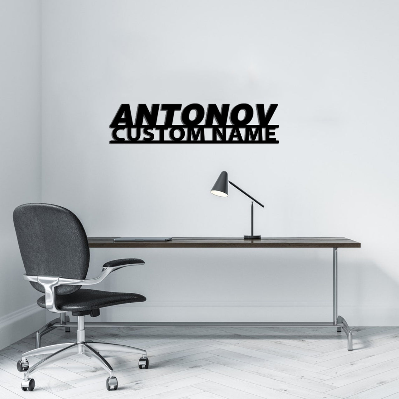 Antonov & Text Designed Wall Metal Signs