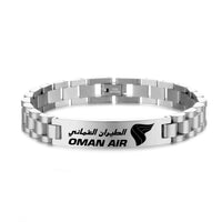 Thumbnail for Oman Airlines Designed Stainless Steel Chain Bracelets