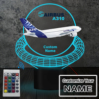 Thumbnail for Airbus A310 Designed 3D Lamp