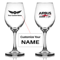Thumbnail for Amazing Airbus A350 XWB Designed Wine Glasses