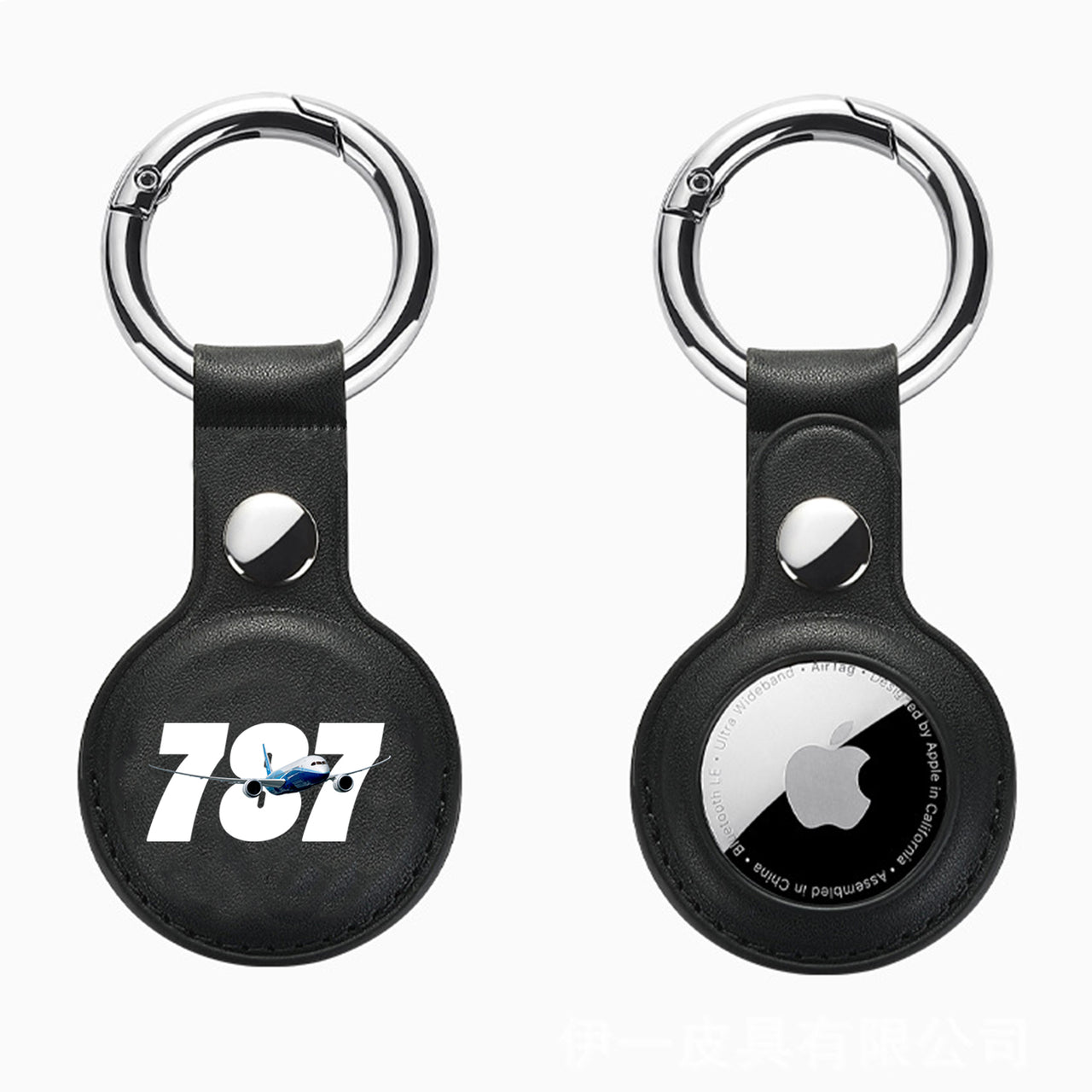 Super Boeing 787 Design Airtags Leather Cases