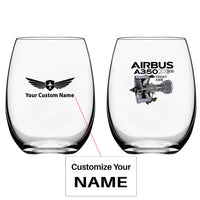 Thumbnail for Airbus A350 & Trent Wxb Engine Designed Water & Drink Glasses