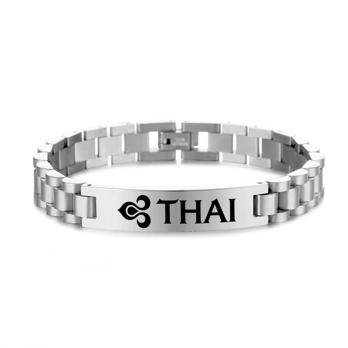 Thai Airways Designed Stainless Steel Chain Bracelets