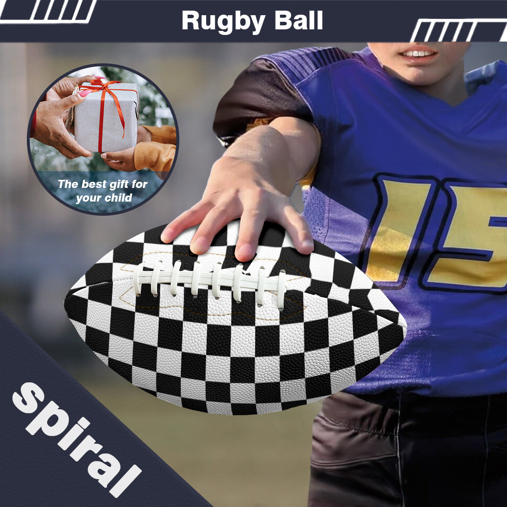 Black & White Boxes Designed Rugby