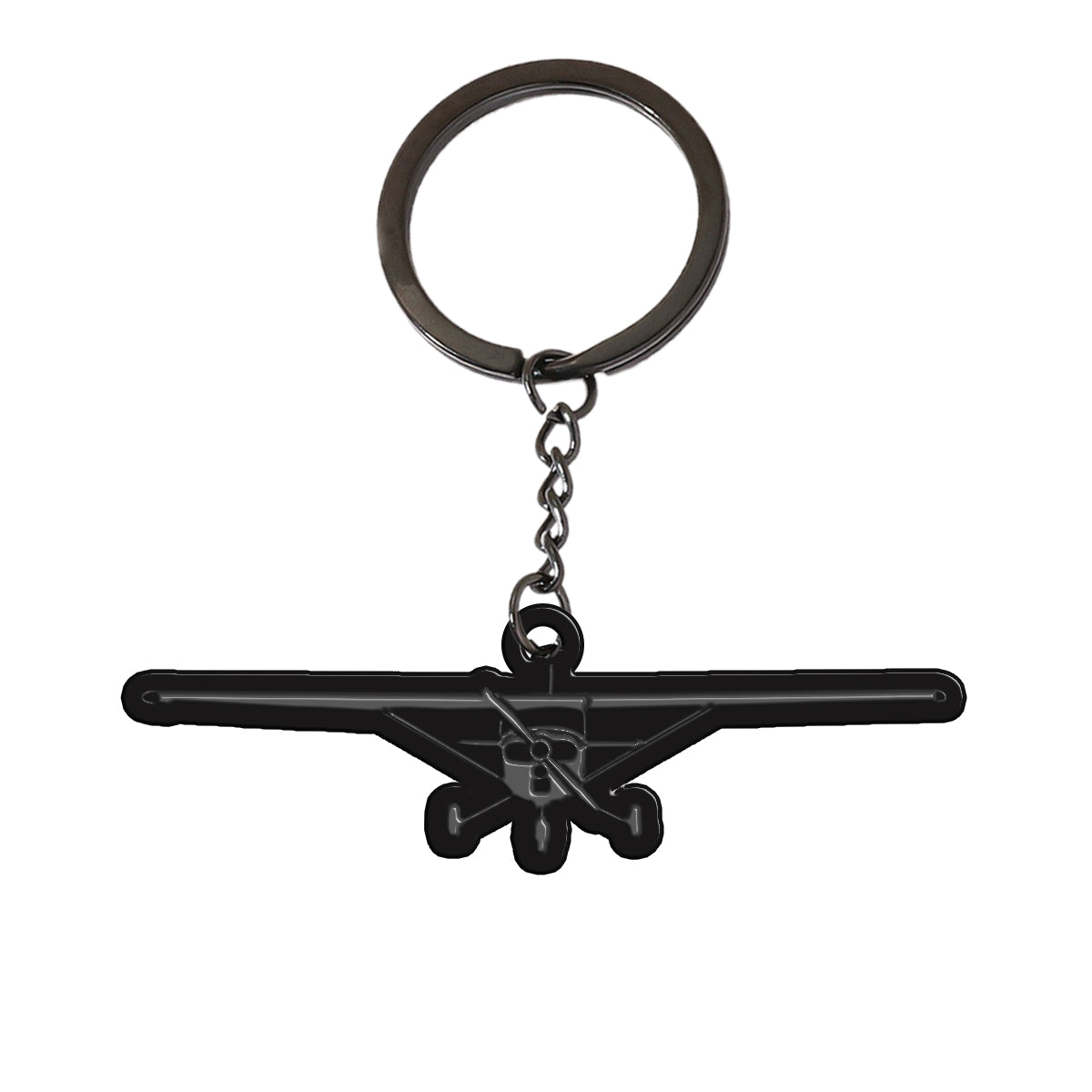 Cessna 172 Silhouette Designed Hollow Key Chains