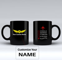 Thumbnail for In Aviation Designed Black Mugs