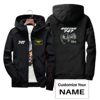 Thumbnail for Boeing 747 & GENX Engine Designed Thin Windbreaker Jackets