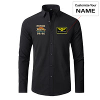 Thumbnail for Retro Piper PA-46 Designed Long Sleeve Shirts