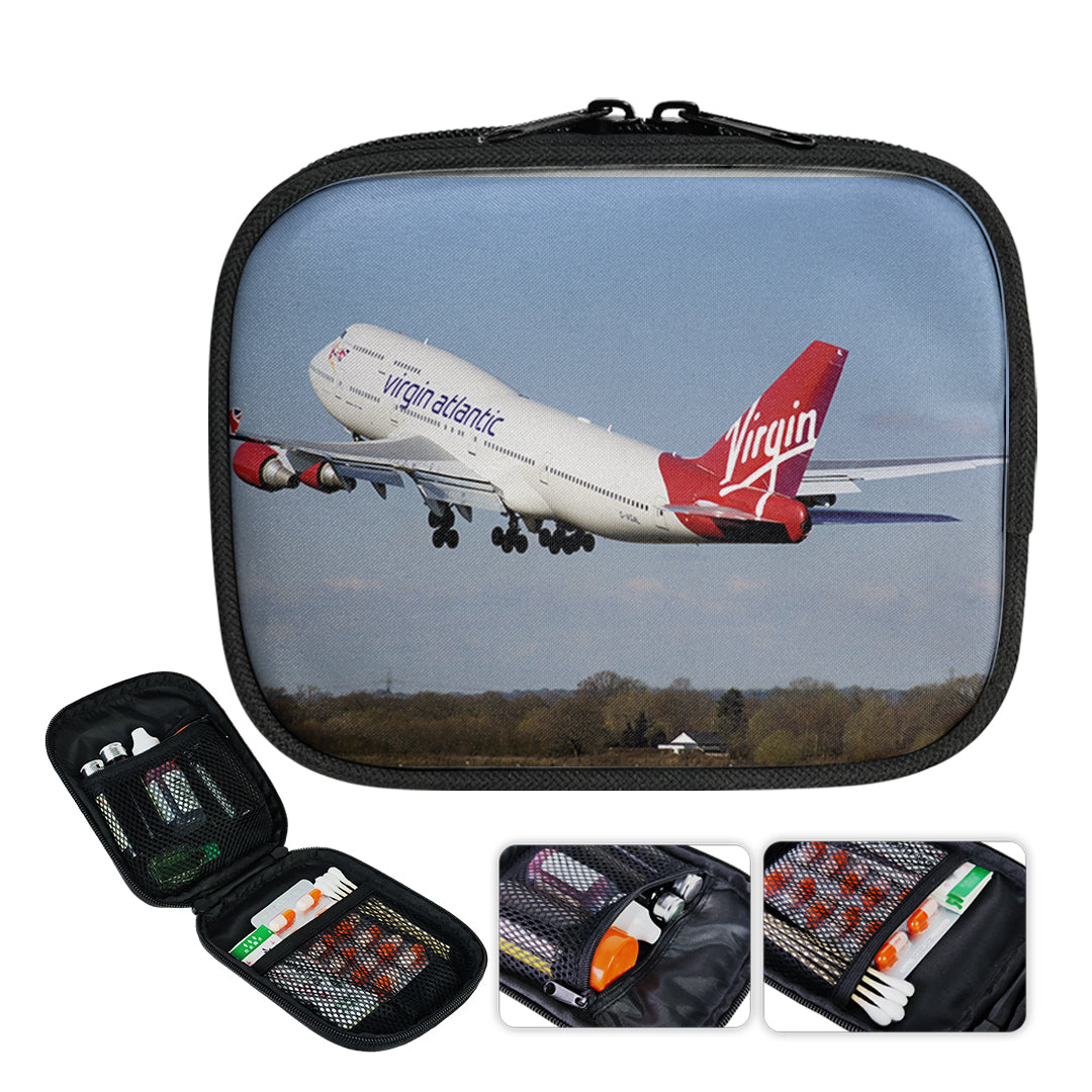 Virgin Atlantic Boeing 747 Designed Travel & Medical Storage Bags
