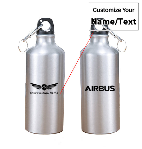 Airbus & Text Designed Thermoses