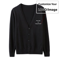 Thumbnail for Custom Design Image Logo Designed Cardigan Sweaters