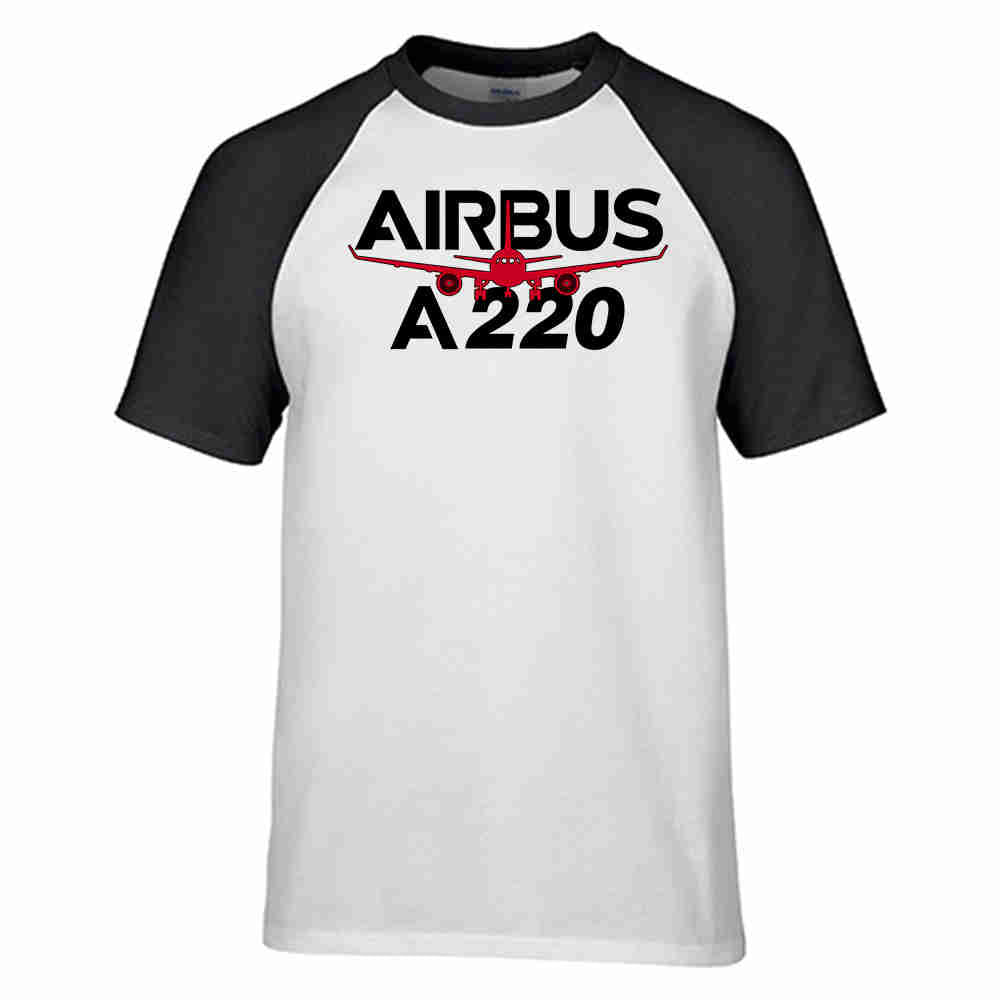Amazing Airbus A220 Designed Raglan T-Shirts