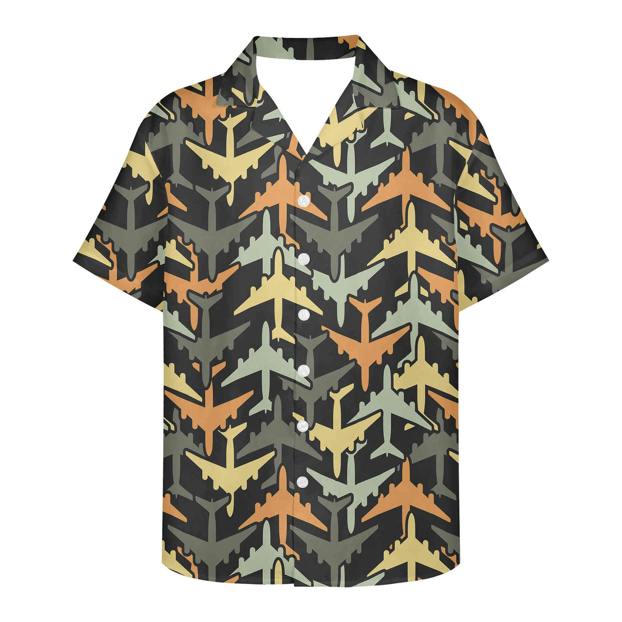 Volume 2 Super Colourful Airplanes 2 Designed 3D Hawaiian Shirts