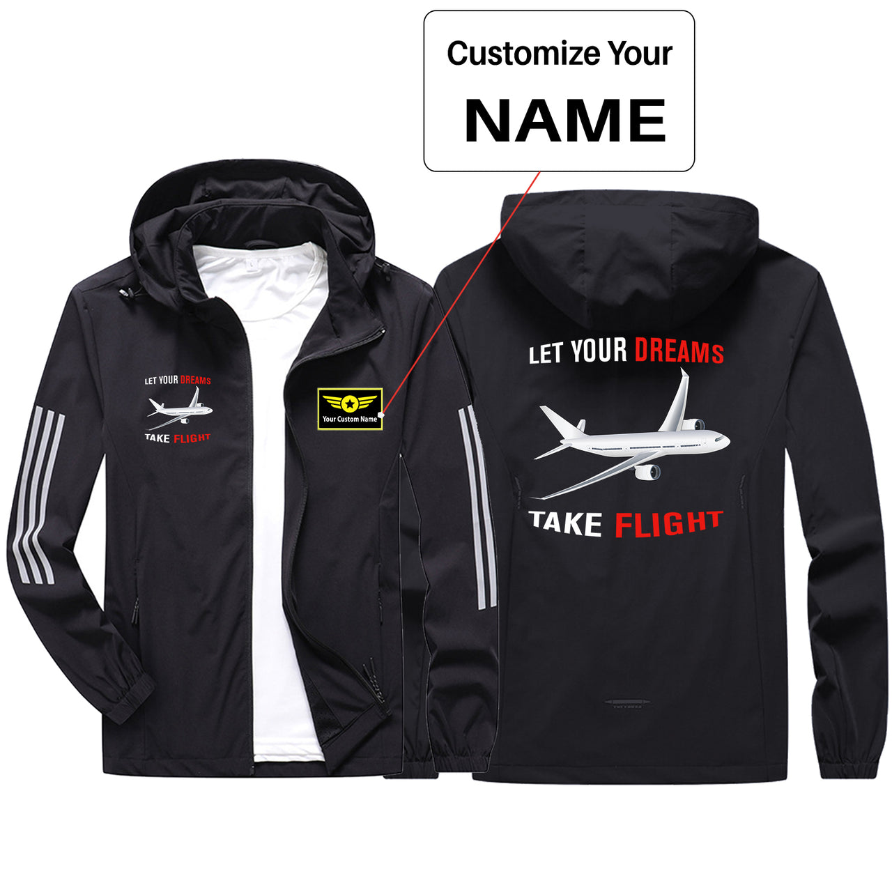 Let Your Dreams Take Flight Sport & Running Jackets