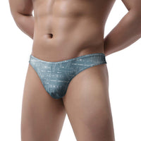 Thumbnail for Jet Planes & Airport Signs Designed Men Thong Underwear