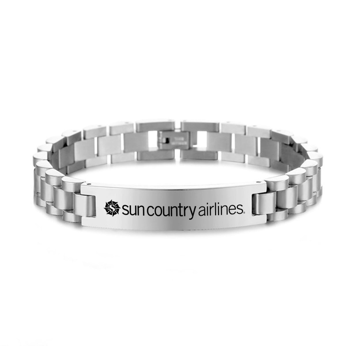 Sun Country Airlines Designed Stainless Steel Chain Bracelets