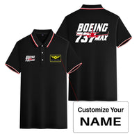 Thumbnail for Amazing 737 Max Designed Stylish Polo T-Shirts (Double-Side)