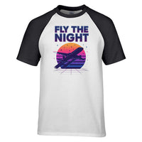 Thumbnail for Fly The Night Designed Raglan T-Shirts