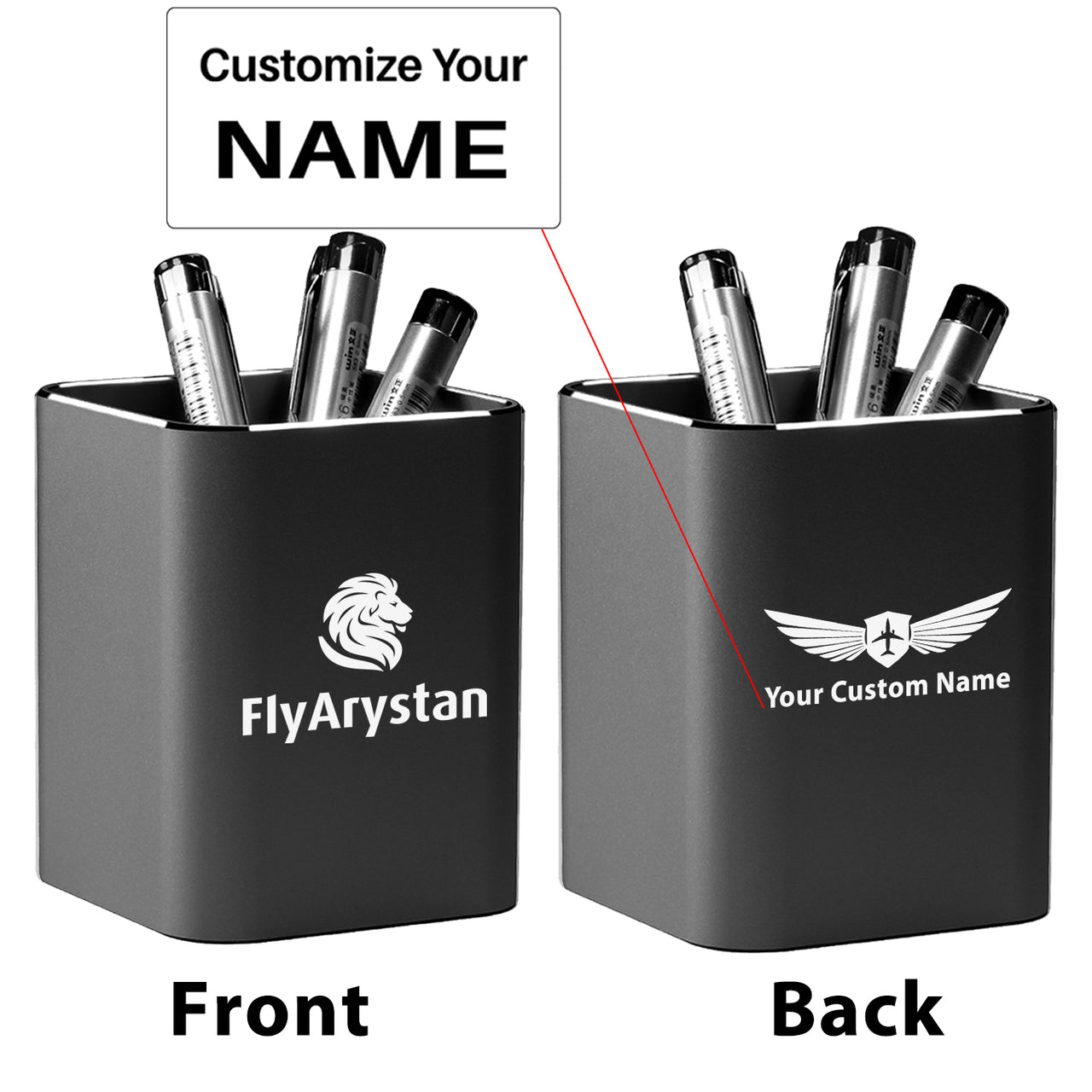 FlyArystan Designed Aluminium Alloy Pen Holders