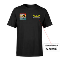 Thumbnail for Husband & Dad & Aircraft Mechanic & Legend Designed Men T-Shirt
