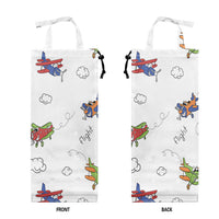 Thumbnail for Colorful Cartoon Planes 2 Designed Car Folding Garbage Bags