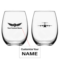 Thumbnail for Airbus A400M Silhouette Designed Water & Drink Glasses