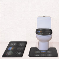 Thumbnail for Airplane Instruments Designed Toilet Seat Cover Three-piece Set