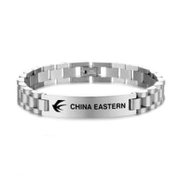 Thumbnail for China Eastern Airlines Designed Stainless Steel Chain Bracelets